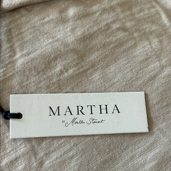 2-TOP BUNDLE Martha Stewart Cotton 3/4 Sleeve Top and Puff-Sleeve Sweater - Picture 5 of 7